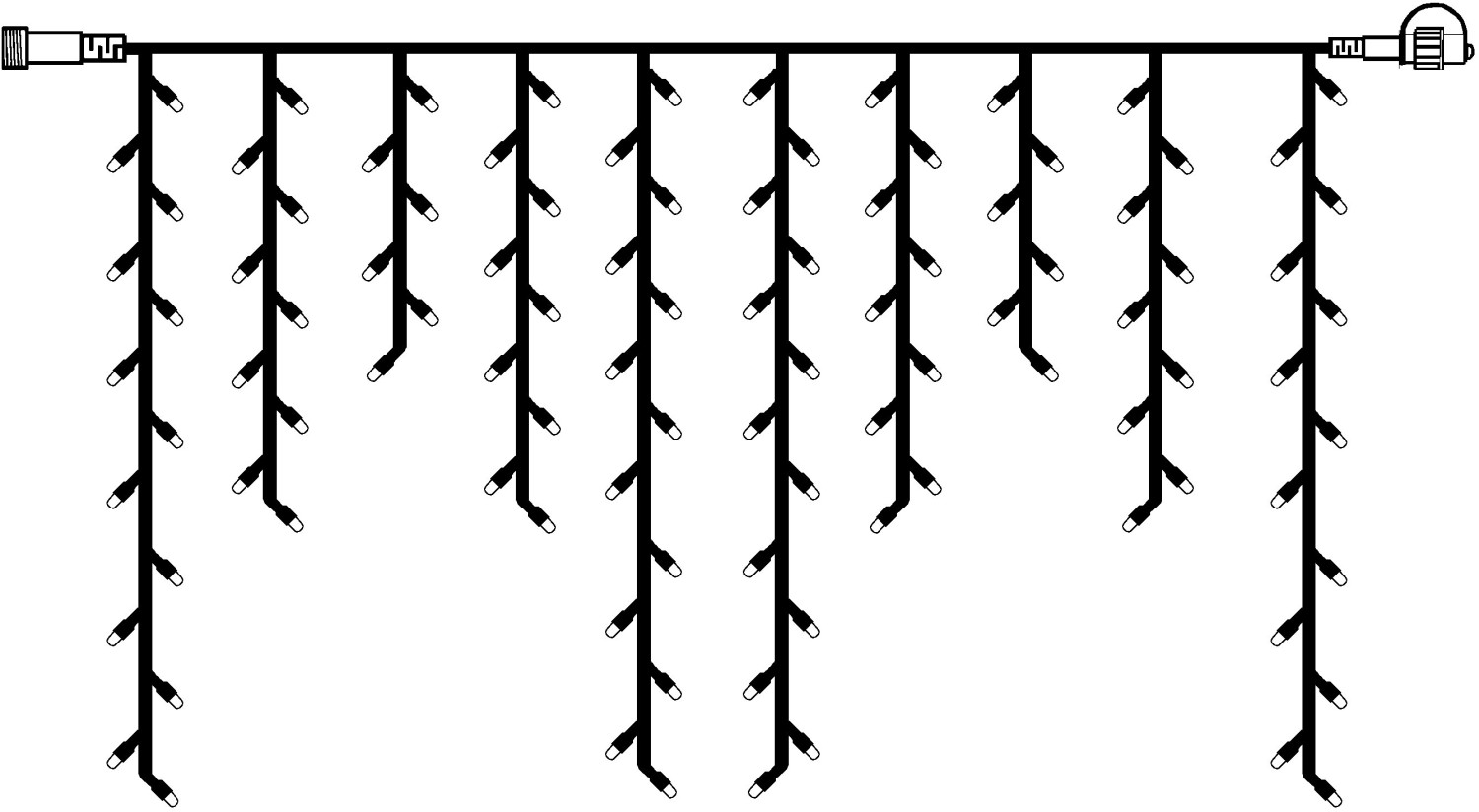 Best Season LED Icicle (465-36)