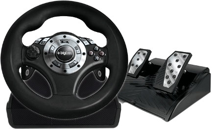 Bigben PS3/PS2/PC Steering Wheel