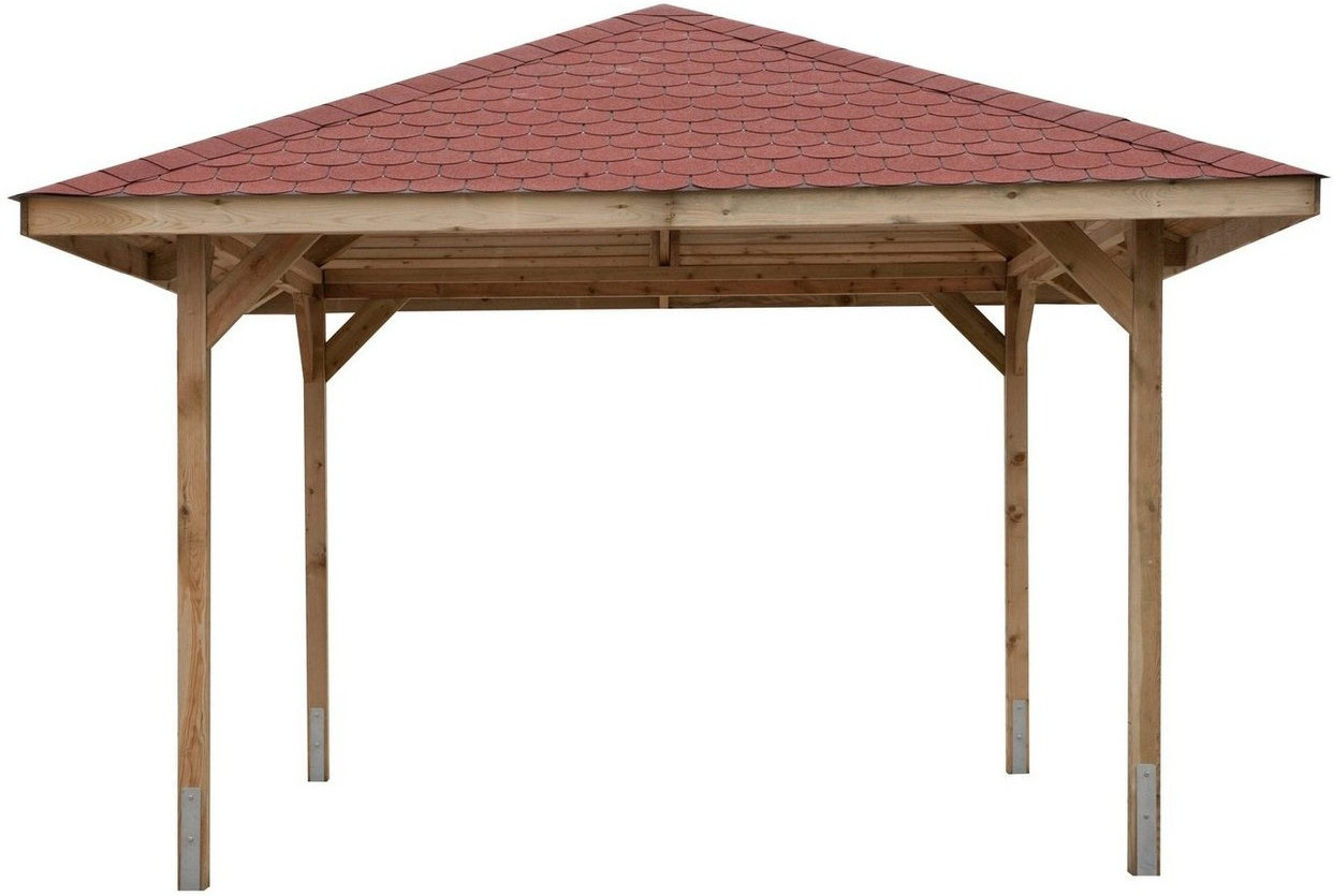 Tonnelle en bois avec toit LORA - Jardipolys