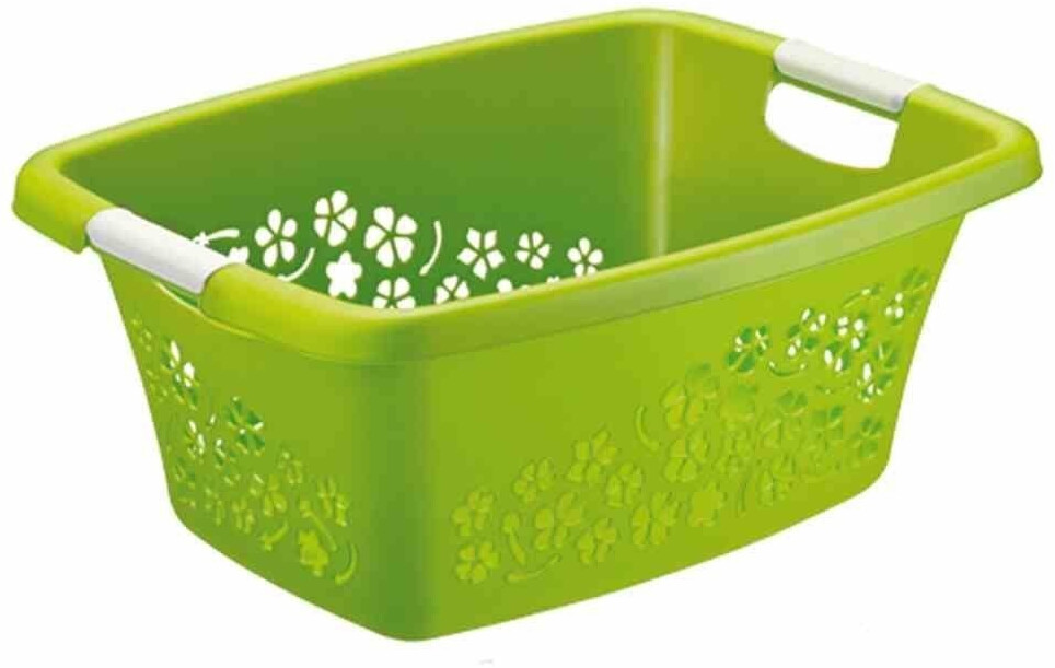 Rotho Laundry Basket 50 L Flowers