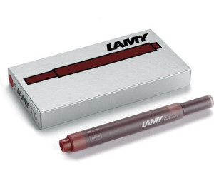 Lamy Tintenpatronen T10 Farbe rot 5 Stück Tintenpatrone 