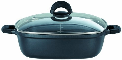 GSW SilcoGuss Noir Square Roasting Dish 28cm