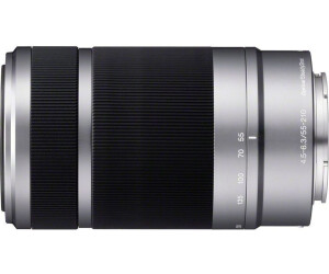 Sony E 55-210mm F/4.5-6.3 OSS zwart met zonnekap en filter Objectif à