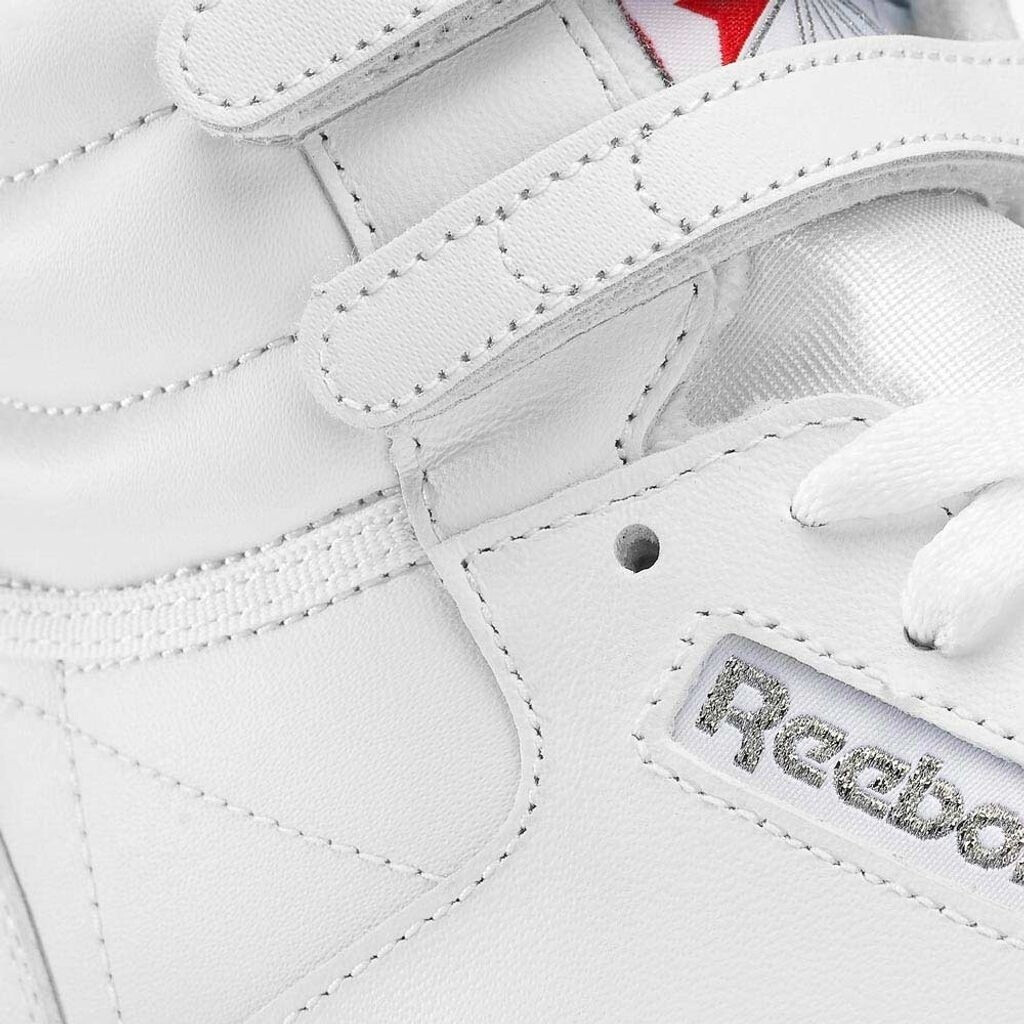 Reebok Freestyle Hi white silver ab 55 88 Preisvergleich bei idealo