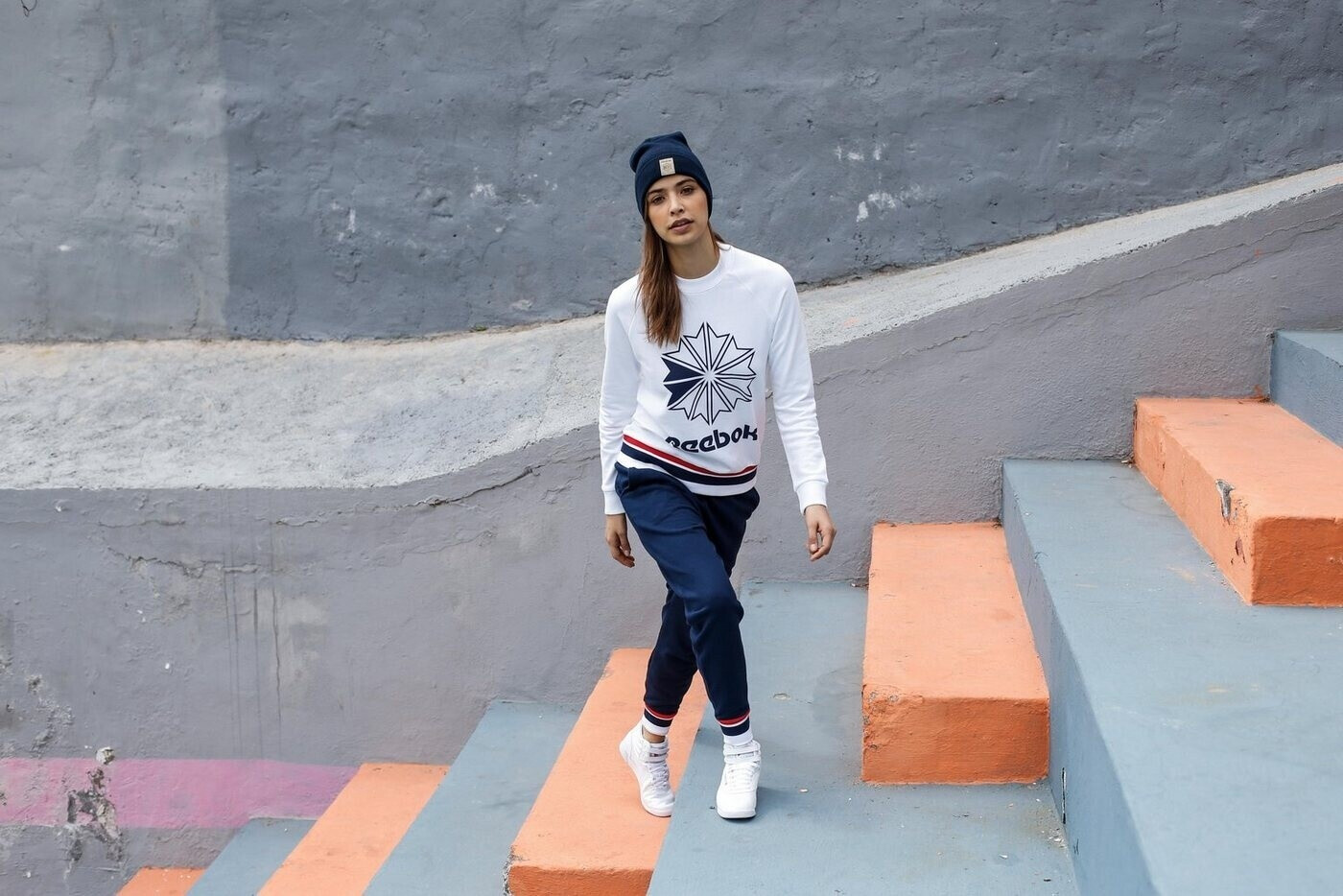 Reebok Freestyle Hi blanc argent au meilleur prix sur idealo