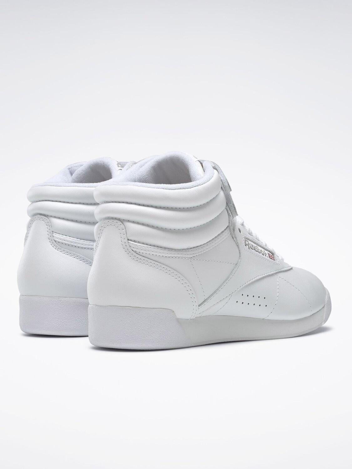 Reebok Freestyle Hi blanc argent au meilleur prix sur idealo