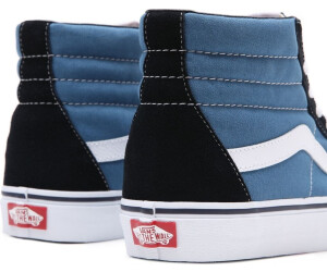 Vans navy deals white
