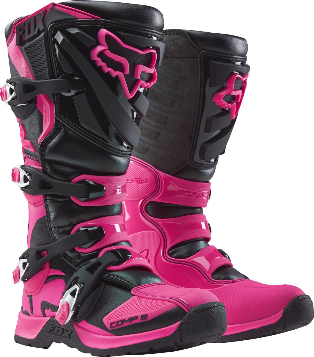 Fox Bottes Comp 5 noir/rose