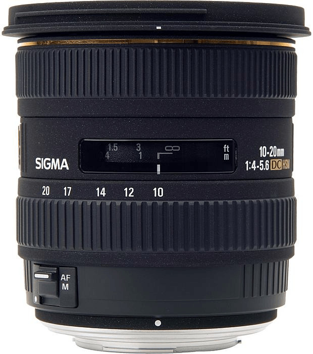 Sigma 10-20 mm F4,0-5,6 EX DC HSM-Objektiv für Canon Objektivbajonett