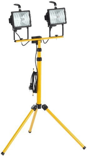 AS Schwabe Projecteur halogène sur pied 2x500W (46795)
