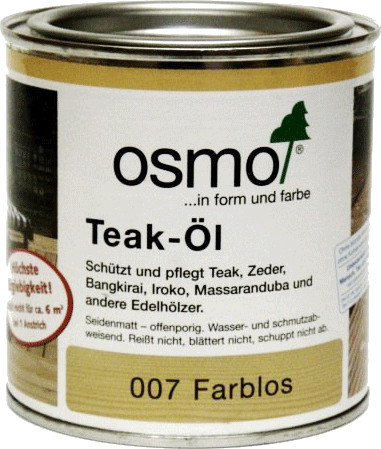 Osmo Teak-Öl farblos klar 0,375 Liter (007) ab 11,22