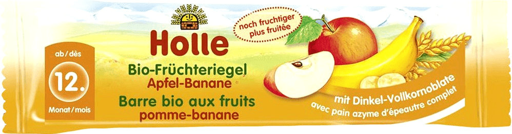 Holle Barre de fruits pomme-banane (25 g)