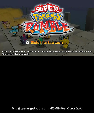 Pokemon rumble 3ds hotsell