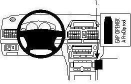 Brodit ProClip Toyota Avensis 03-08