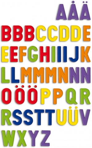 Quercetti Magnetic - Lettres (5461)