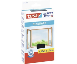 tesa TESA FLIEGENGITTER 1,1:1,3M AT Insect Stop STANDARD anthrazit 1,1 x 1,3 m 