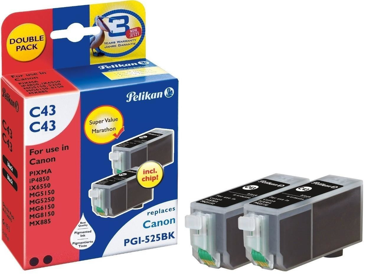 Pelikan PGI-525BK (4106643) double pack