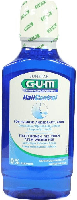 GUM Bain de bouche sans alcool HaliControl (300 ml)