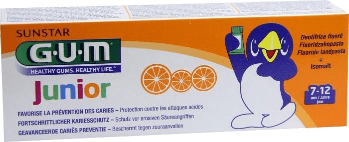 GUM DentifriceJunior Orange (7-12 ans)