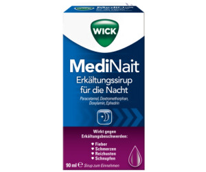 Wick Medinait Erkaltungssirup Fur Die Nacht 90 Ml Ab 6 12 Preisvergleich Bei Idealo At