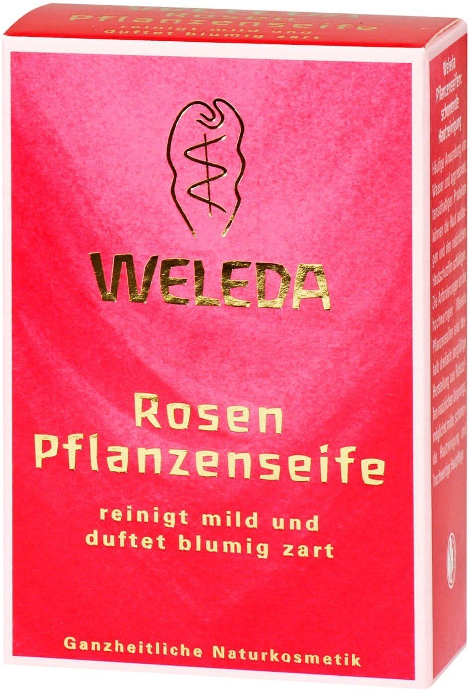Weleda savon végétal à la rose (100 g)