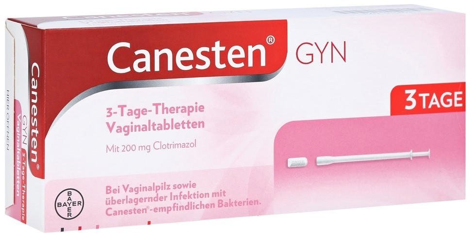 Wie Lange Braucht Canesten Tablette Zum Auflösen Canesten GYN 3-Tage-Therapie Tabletten (3 Stk.) ab 5,76