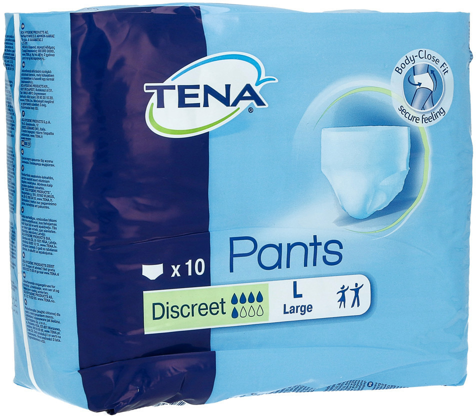 Tena Pants discreet L (10 pièces)