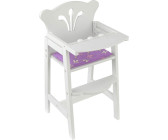 Chaise haute poupon en bois FSC® blanc - Vertbaudet