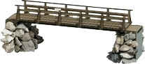 Busch Passerelle en bois (1497)