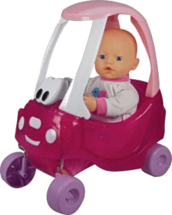 BABY born Doll and Cosy Coupe Car