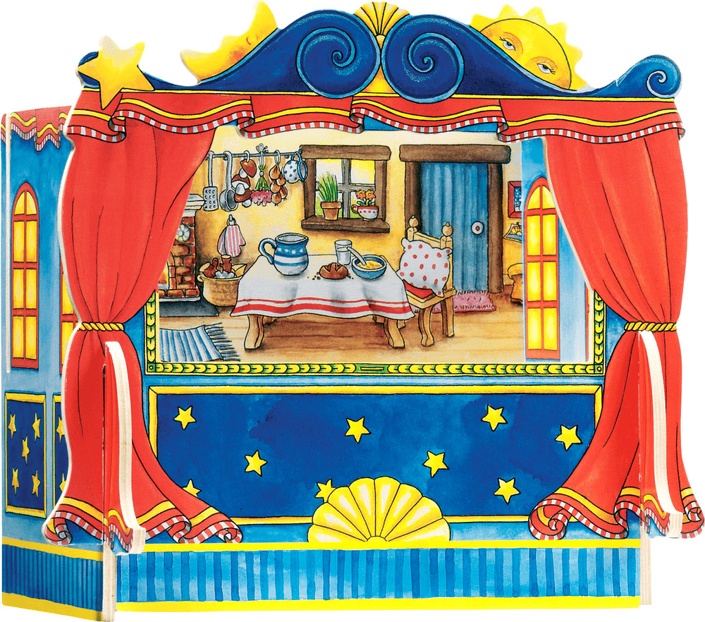 Goki Théâtre de marionnette de doigt (51786)