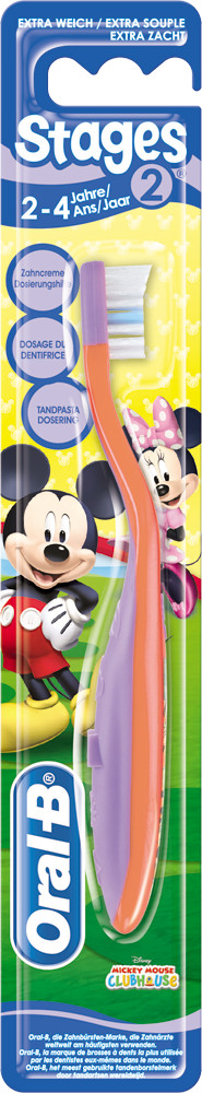 Oral-B Stages 2 Brosses à dents (2-4 ans)