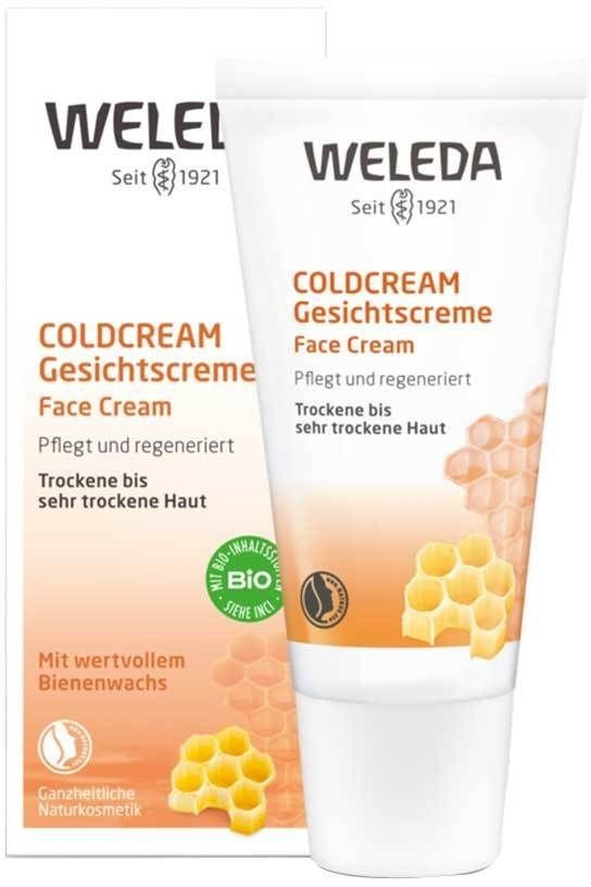 Crème visage nourrissante BIO Coldcream Weleda 30ml