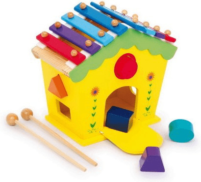 Small Foot Design Maison musicale de jeux des formes