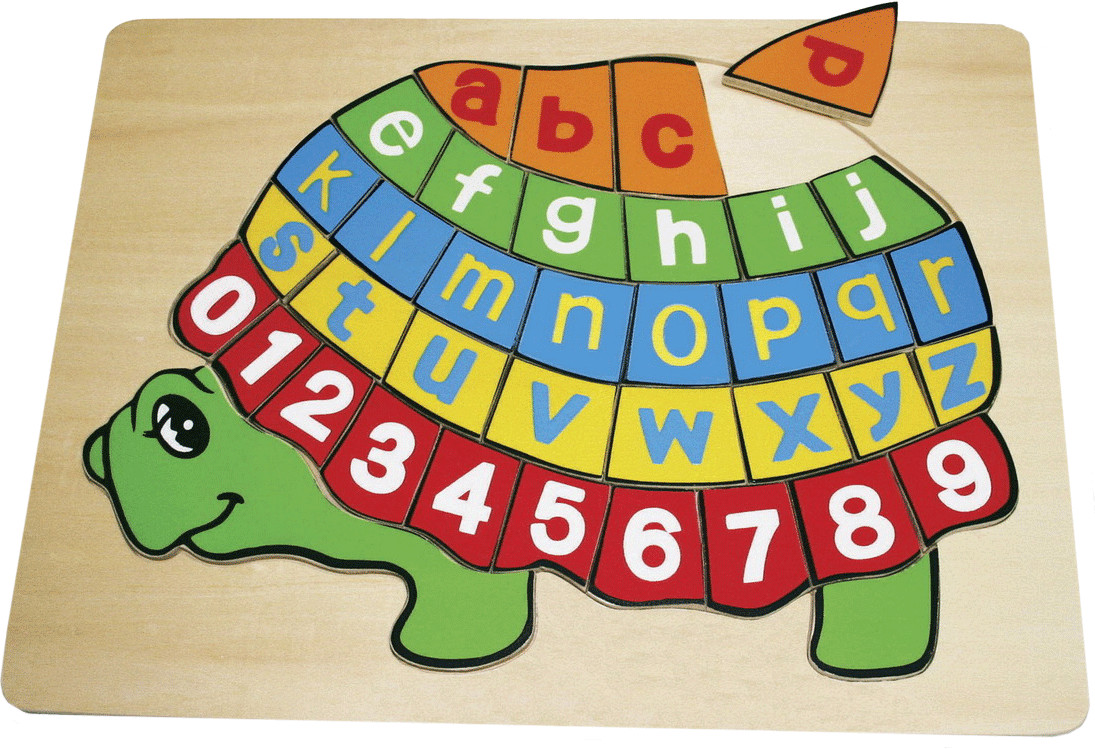 Small Foot Design Puzzle ABC Tortue