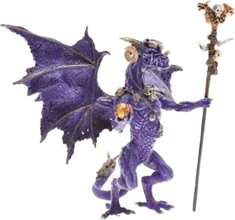 Plastoy Dragon sorcier violet (60229)
