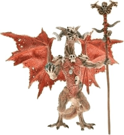 Plastoy Dragon sorcier rouge (60228)