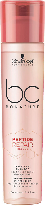 Schwarzkopf BC Bonacure Peptide Repair Rescue Deep Nourishing Micellar Shampoo (250 ml)