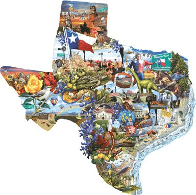 SunsOut Welcome to Texas (1000 pieces)