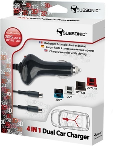 Subsonic 3DS 4 in 1 Dual Car Charger
