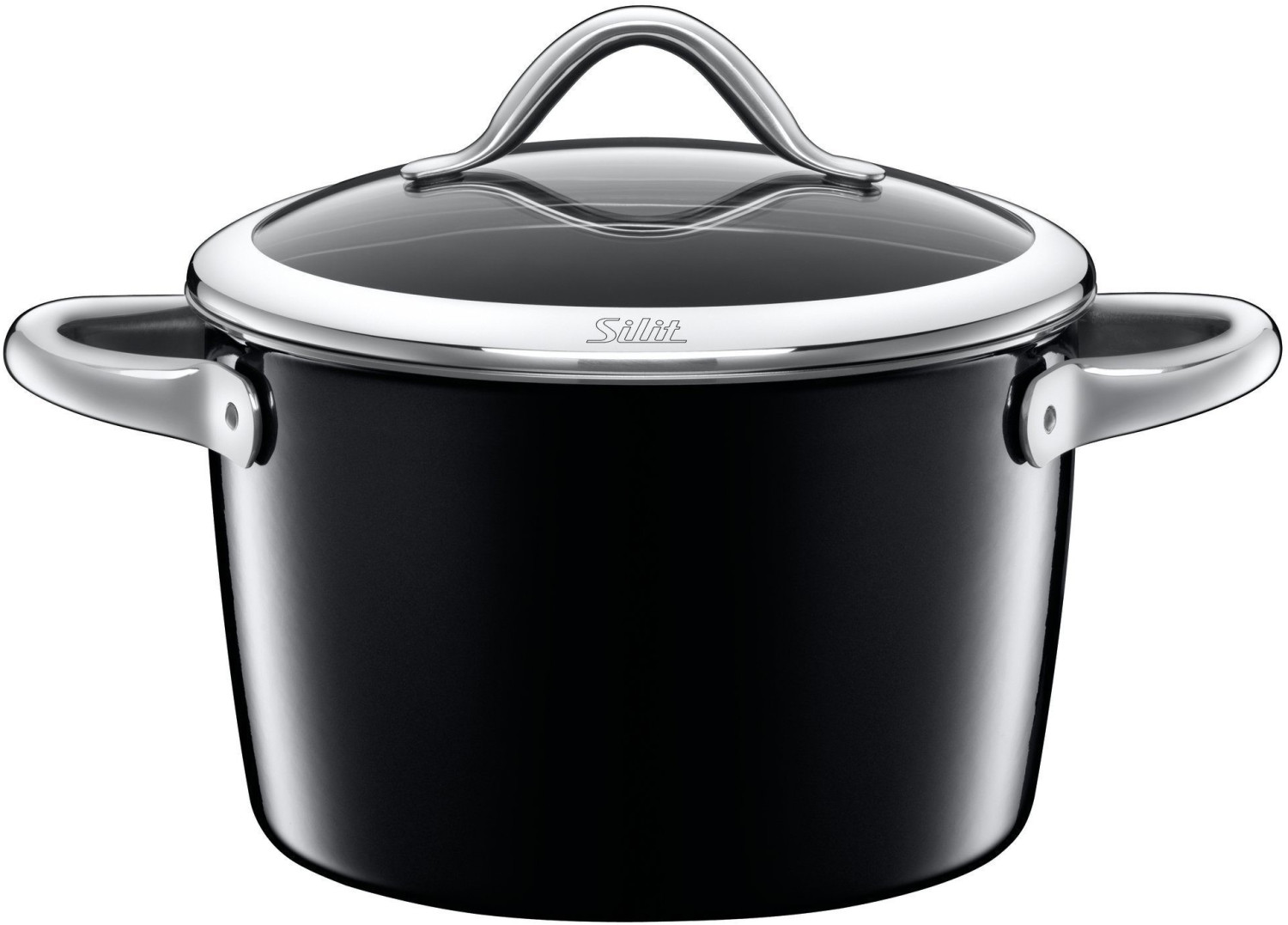 Silit Vitaliano Nero Casserole With Lid 22 cm