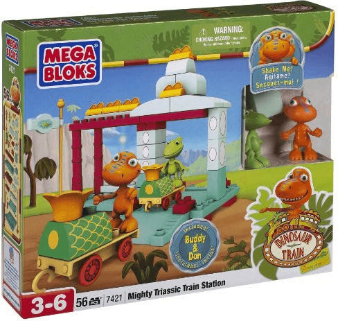 MEGA BLOKS Dinosaur Train - La gare triasique (07421)