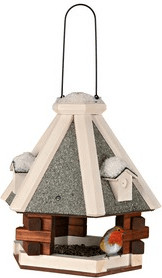 Trixie Natura Mangeoire oiseau 36 x 35 cm brun/blanc (5577)