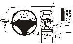 Brodit ProClip Peugeot 207 06-12