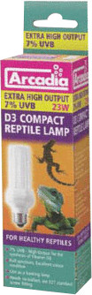 Arcadia D3 Compact Reptile Lamp 23 W