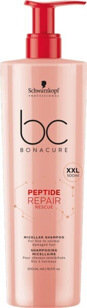 Schwarzkopf BC Bonacure Peptide Repair Rescue Deep Nourishing Micellar Shampoo (500 ml)
