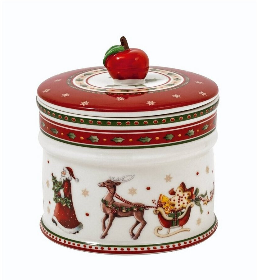 Coupelle En Forme De Sapin Villeroy & Boch Winter Bakery Delight - Porcelaine Premium - Décor Rouge, Blanc, Beige - 17cm