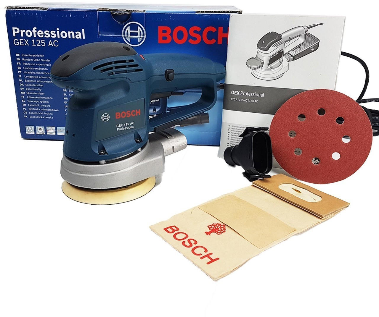Lijadora excéntrica Bosch GEX 150 AC Professional 