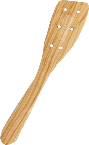 Zeller Olive wood Spatula Perforated 30cm
