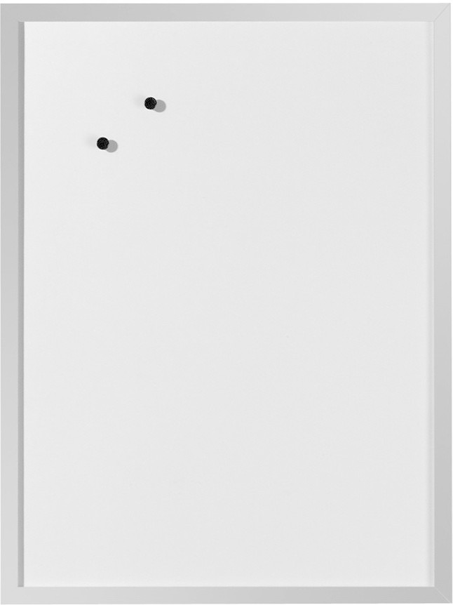 Herlitz Whiteboard 60x80cm weiß (Holzrahmen silber)